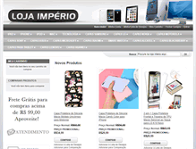 Tablet Screenshot of lojaimperio.com.br